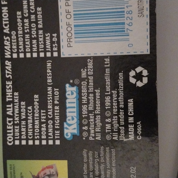 Vintage Star Wars Sandtrooper W/ Heavy Blaster Rifle 1996 - Picture 6 of 6